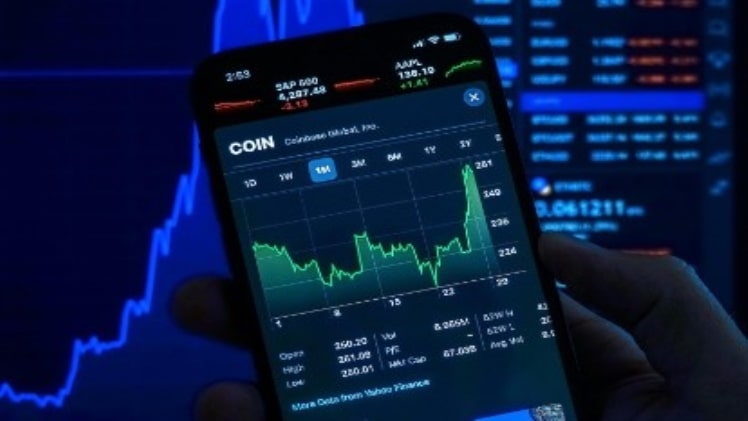 A picture of cryptocurrency stock trading, something that Shima Capital likes to invest in